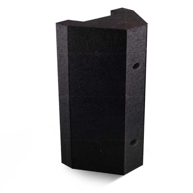 Highcraft STC-10 Rooftop Pipe Support Block-Sleeper Curb Replacement-Solid Conduit Standoff Cradle-750 lb. Capacity High Grade Recycled Rubber, 5-3/4 x 10 in., Without Strut, Black - Image 3